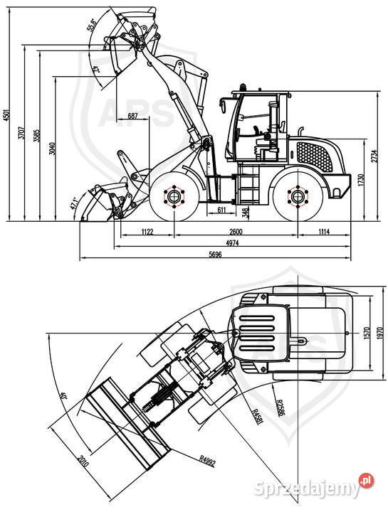 Ładowarka czołowa KIMAAPS 2500 NOWA model 2023 Legnica