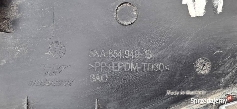 VW TIGUAN II 5NA LISTWA NAKŁADKA DRZWI LEWY TYŁ Kargowa