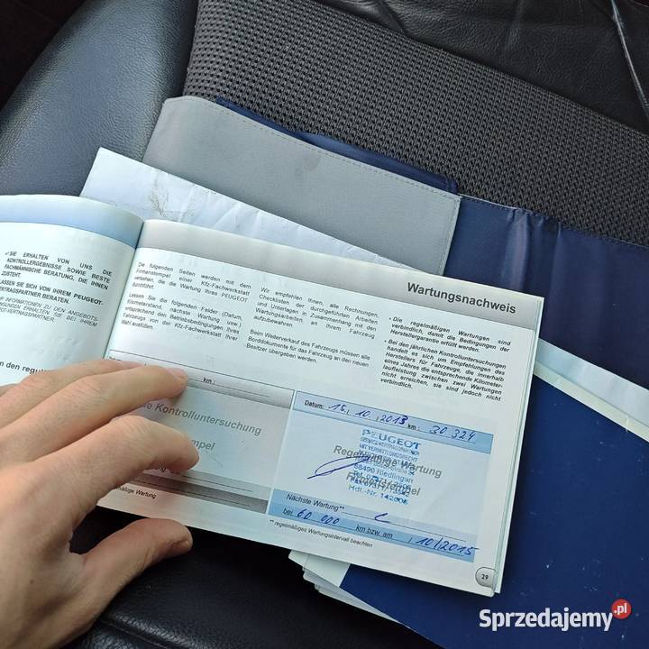 Peugeot 308 Sw 2011 20hdi 150 koni poduszka powietrzna Kłodawa