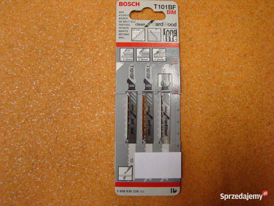 Brzeszczot BOSCH do wyrzynarki typ T 3 PC Ref 2 Bielsko-Biała