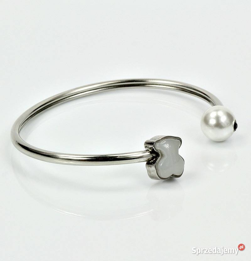Bransoletka Damska Tous Miś Logo Nowość posrebrzane dolnośląskie Wrocław