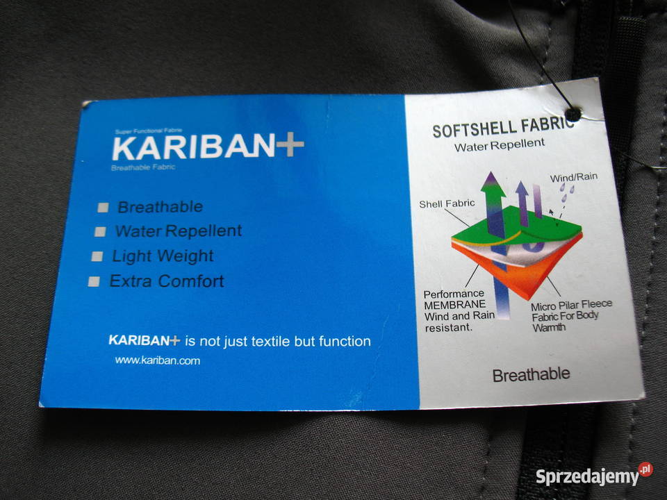 Kurtka damska soft shell KARIBAN Rozmiar M Olsztyn