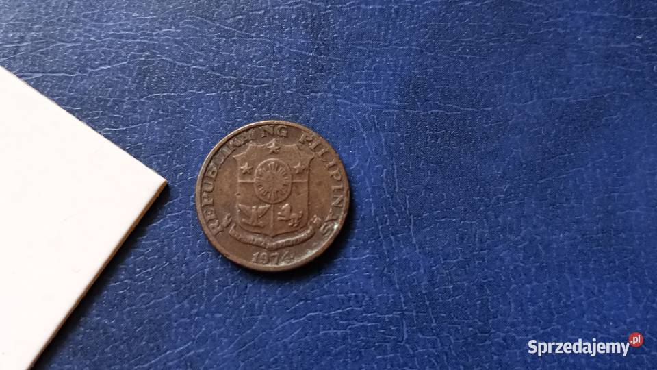 Stare monety 5 cent 1974 Filipiny Lesko