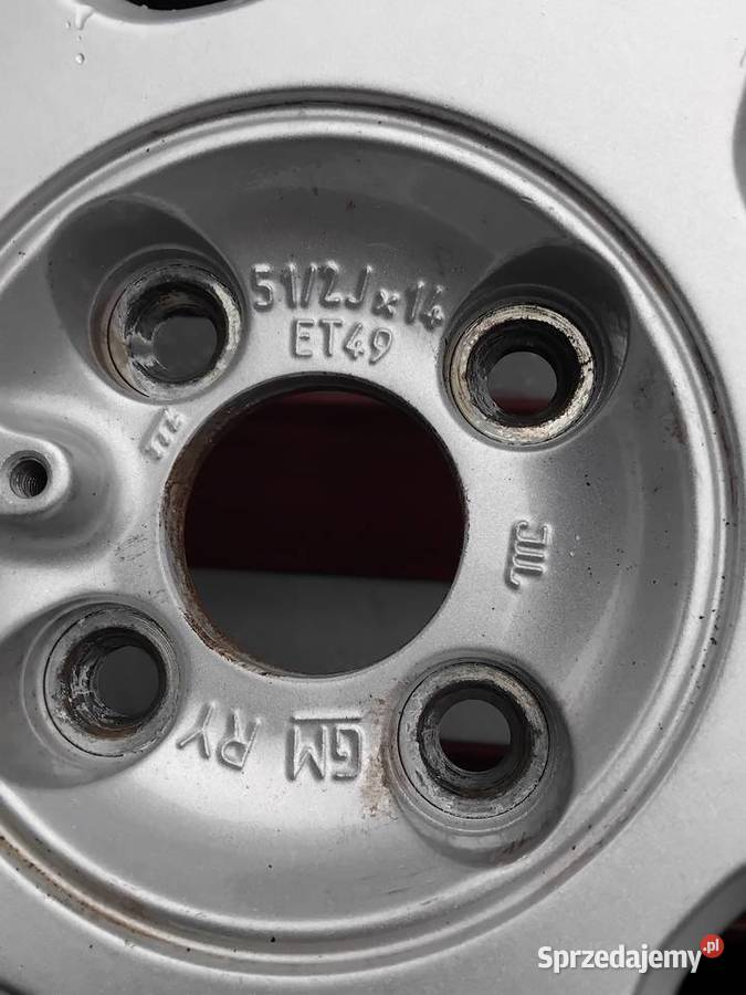 Ładne felgi aluminiowe do opla Samochodowe Siepraw sprzedam