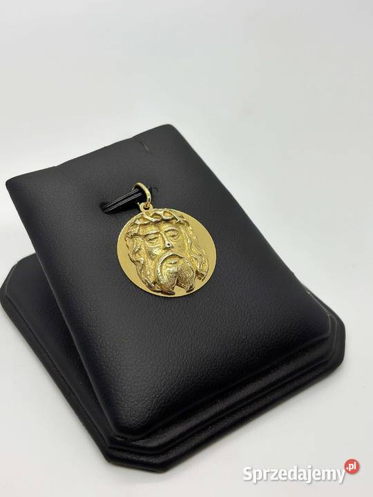 Złota zawieszka pr 585 486g Jezus