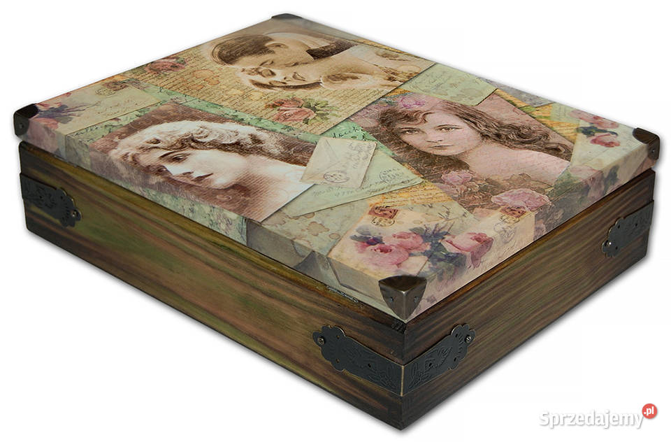 HERBACIARKA drewniana szkatułka ROMANTIC 12 Bydgoszcz sprzedam