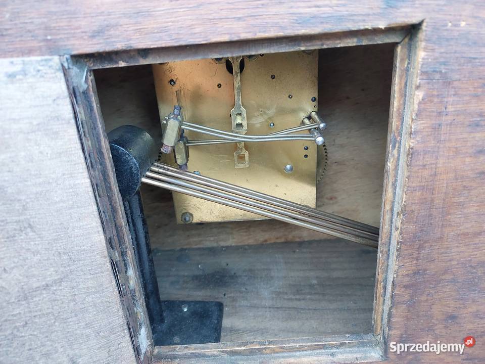 66 Stary zegar kominkowy bufetowy niekompletny Tczew