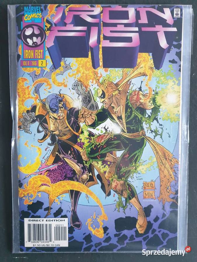 Iron Fist 2 oryginalne komiksy Marvel USA sprzedam