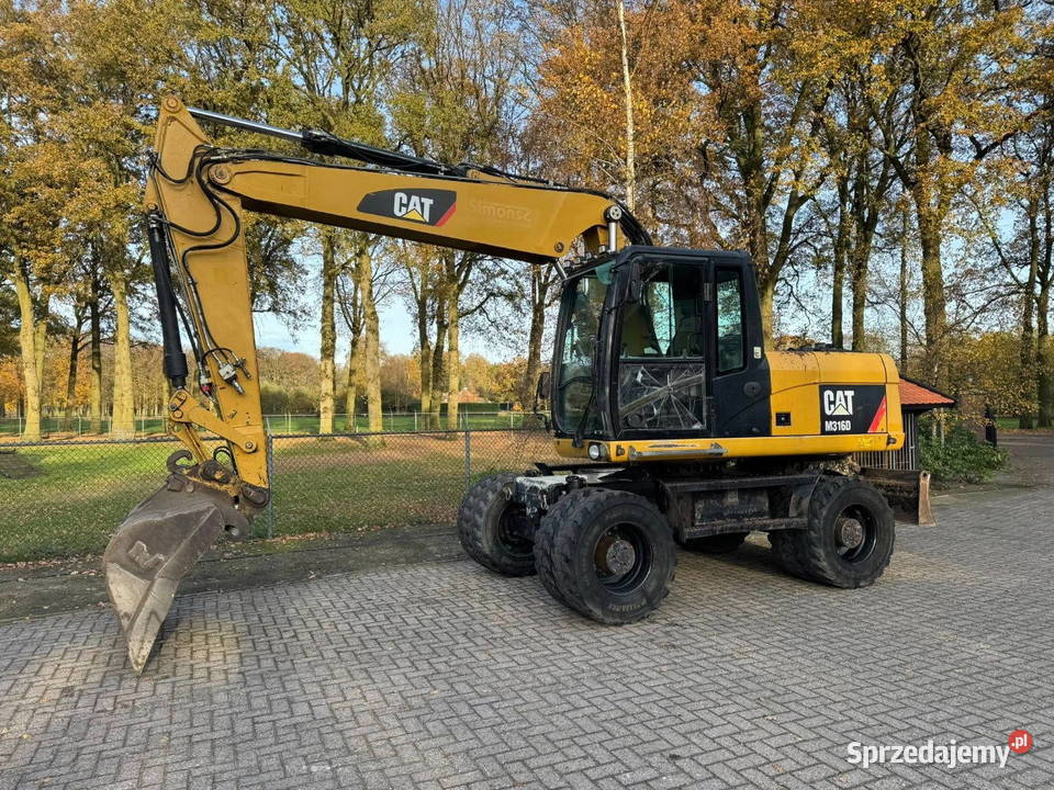 Koparka kolowa Catetpillar M 316 D tez leasing Warszawa