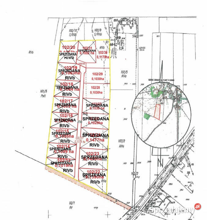 Sprzedam działkę budowlaną w m Koźmin koło 1000m2