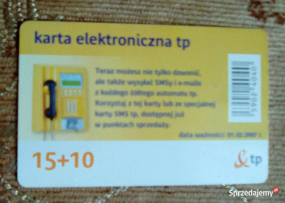 ULICZNY APARAT TELEFONICZNY NA KARCIE CHIPOWEJ