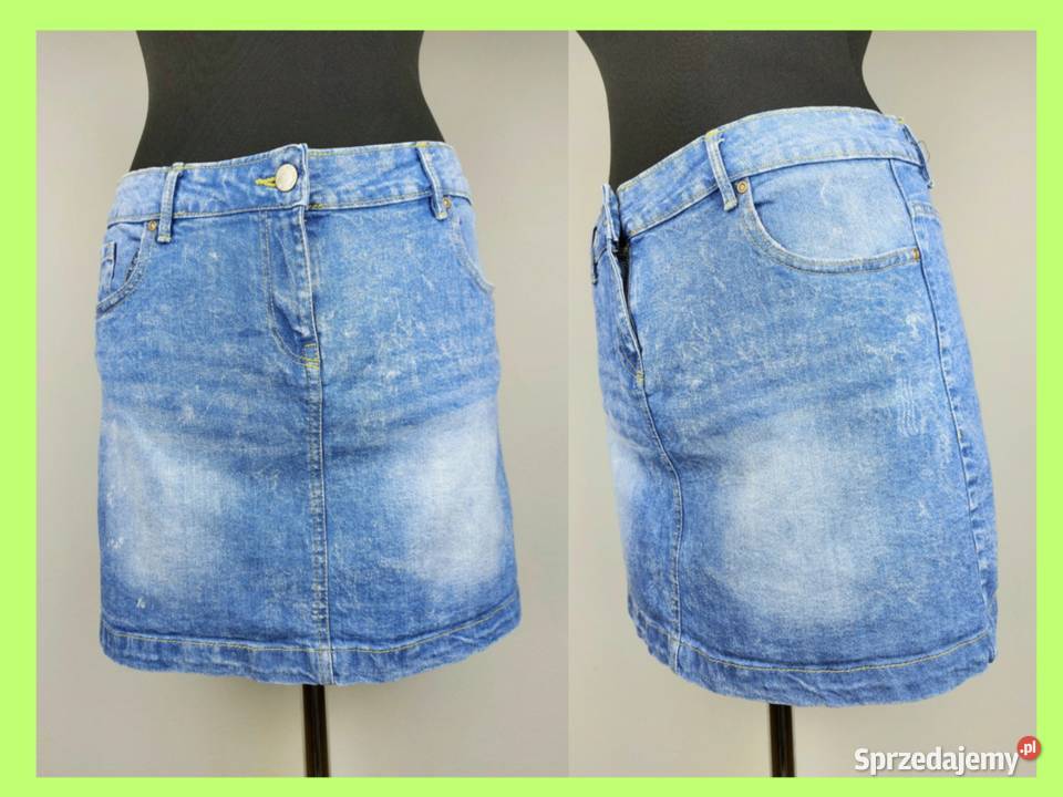 Spódnica damska jeansowa dżinsowa krótka Złoczew