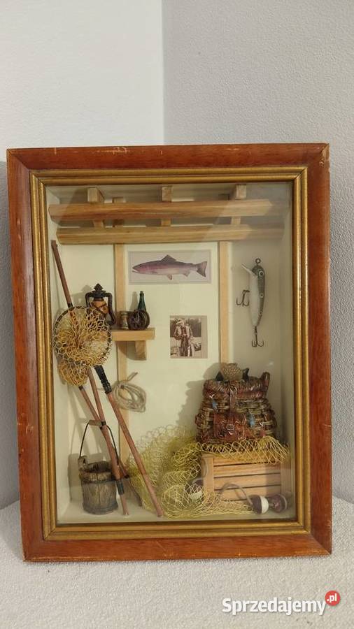 Obraz Gablota 3D Rybaka Krzykawa