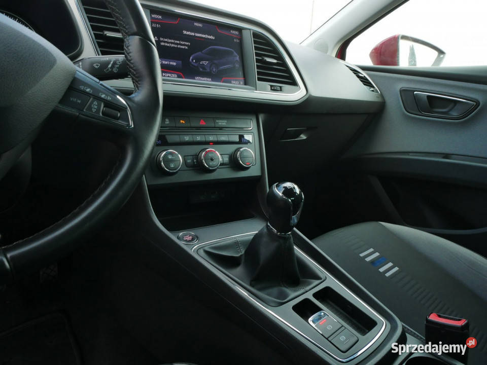 Seat Leon 15TSI 130 Eu6 Navi Kamera Tempomat ACC nawigacja Leon Goczałkowice-Zdrój