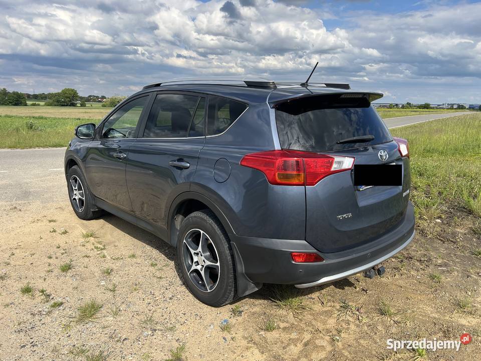 Toyota RAV4 4x2 d4d manual czerwona skóra dolnośląskie Kobierzyce