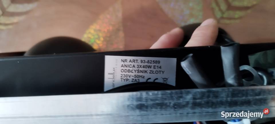 Kinkiet sufitowy na 4 żarówki Łódź