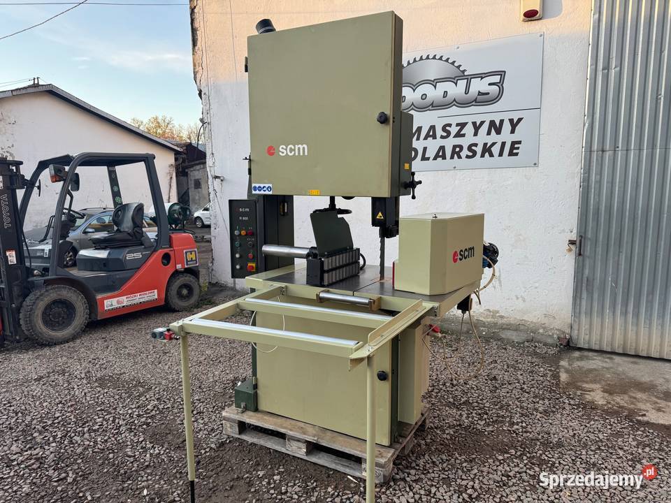 Piła taśmowa rozdzielcza SCM R800 Kalwaria Zebrzydowska