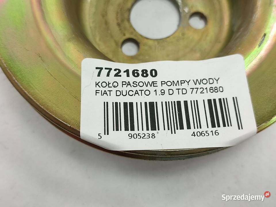 KOŁO PASOWE POMPY WODY FIAT DUCATO 19 D TD osobowe sprzedam