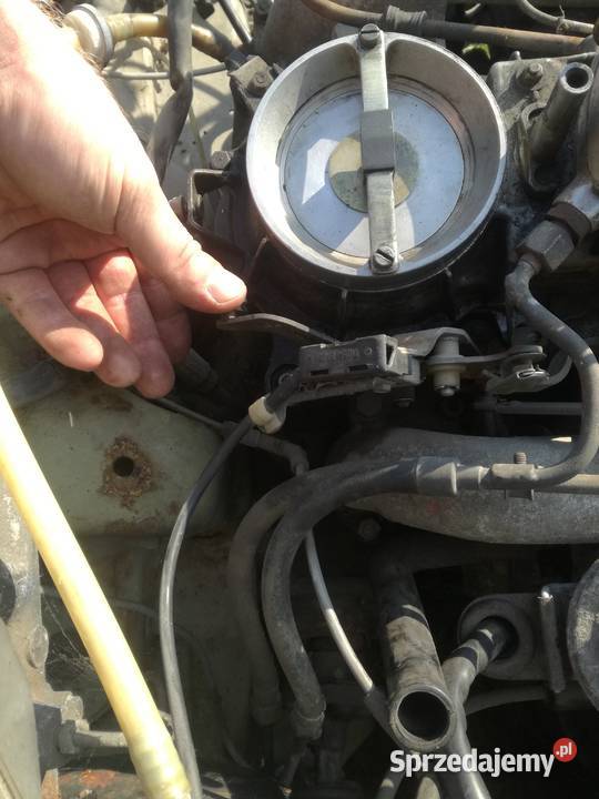 Mechanizm cięgna gazu Mercedes w123 230e automat Kosarzew-Stróża