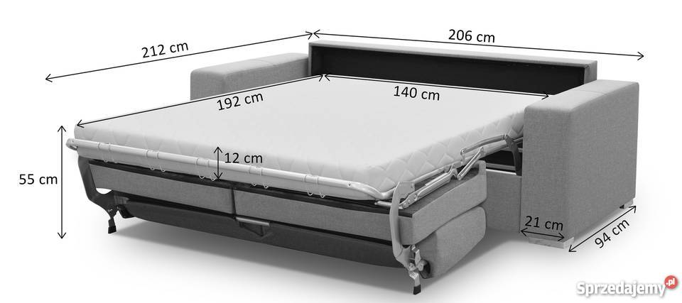 Sofa Rozkladana Z Materacem Soul Warszawa Sprzedajemy Pl