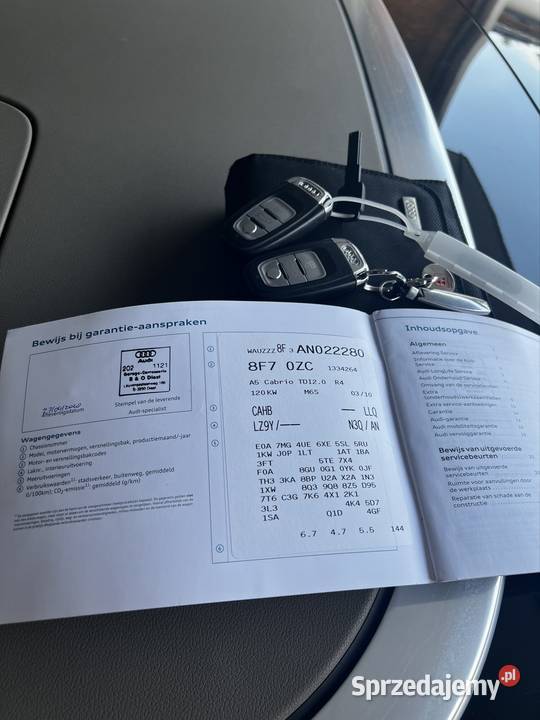 A5 kabriolet Jasień