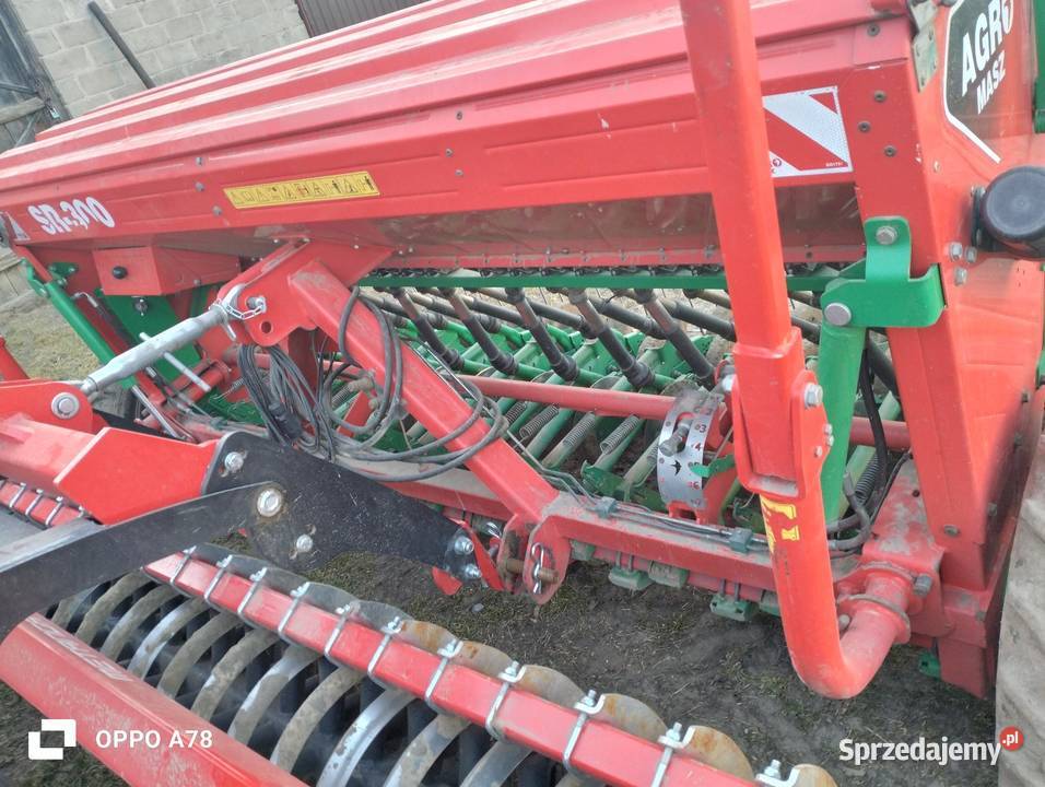 Sprzedam siewnik zbożowy talerzowy 3m agro masz Siewniki i sadzarki Skaryszew