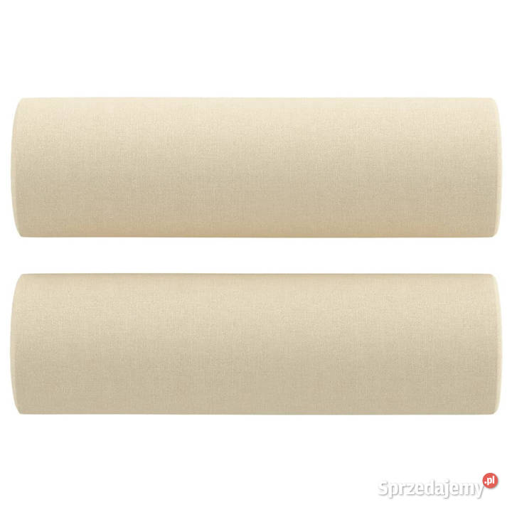 3osobowa sofa z poduszkami kremowa 180 tkanina Sofy i kanapy sprzedam