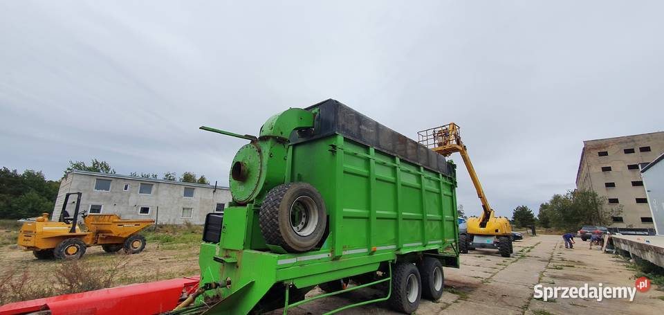 Przyczepa rolnicza objętościowa ruchoma podłoga Borne Sulinowo