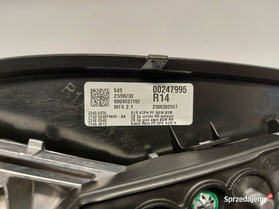 Mercedes EQA 250 W243 LUSTERKO RAWE PRZÓD 881