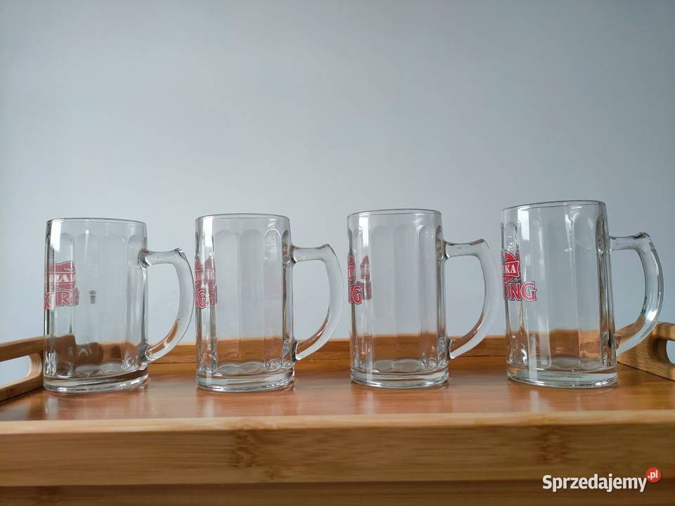 4x kufel do piwa Warka Strong 03l Warszawa