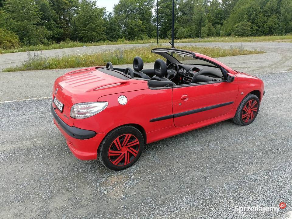 Peugeot 206 CC Cabrio 16 Automat skóry dolnośląskie Kłodzko