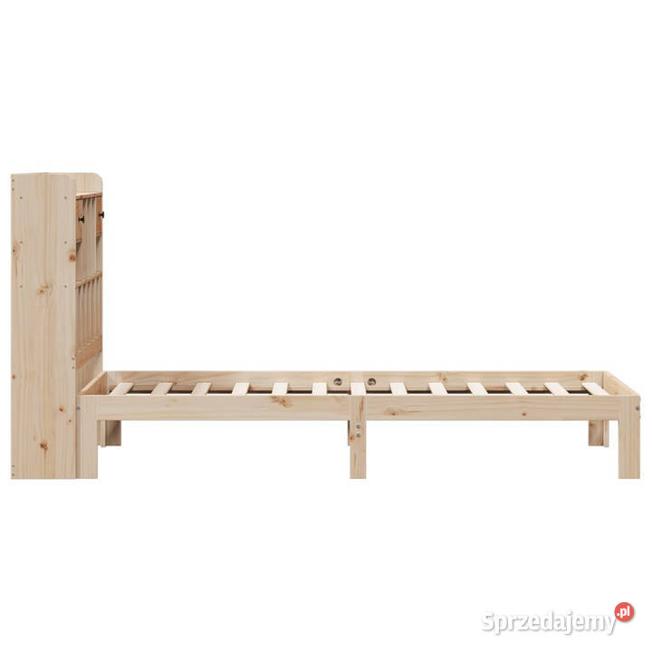 Łóżko z regałem bez materaca sosnowe 90x200 226cm Warszawa