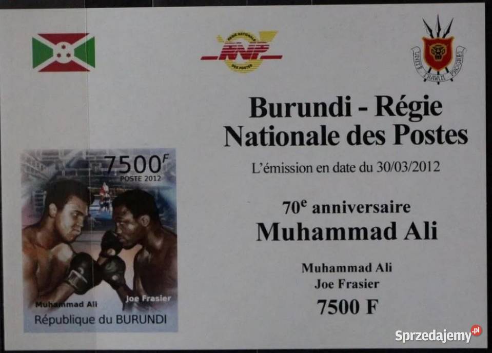 Burundi boks 5 bloków Filatelistyka Oborniki