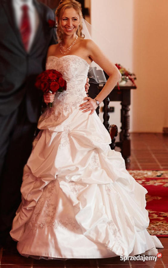 Suknia ślubna ecru 38 Verise Caprice bolerko Szczecin