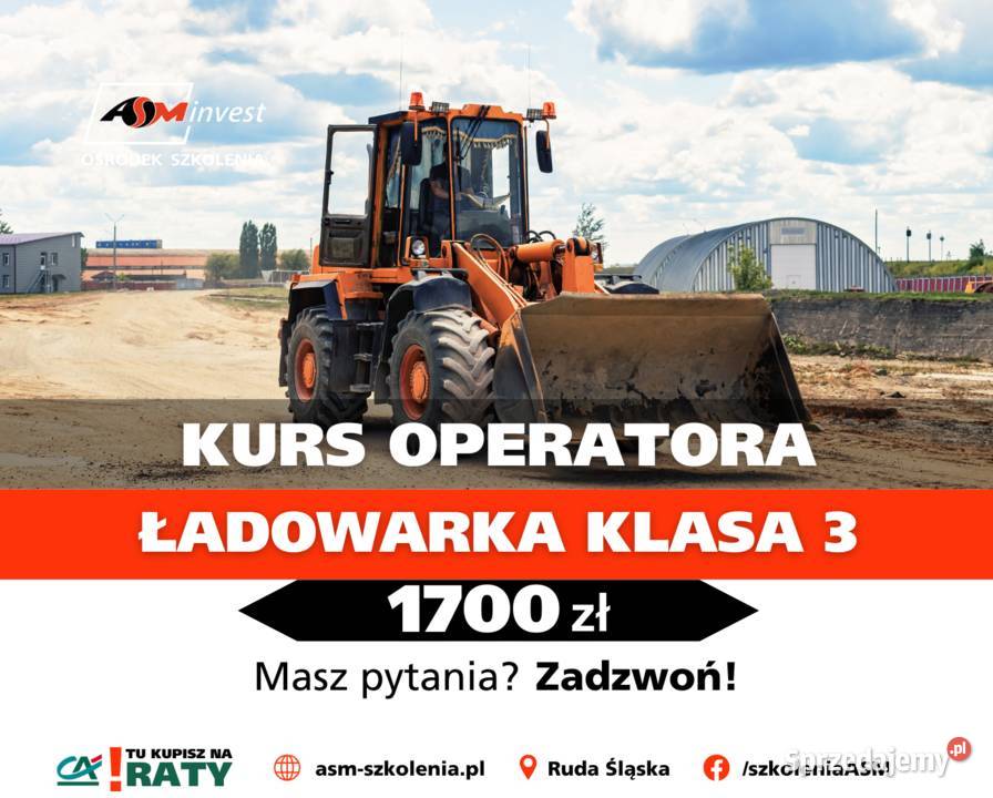 Kurs Ładowarka jedn do 20t klasa 3 ladowarki