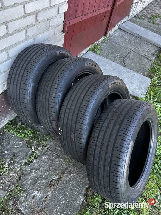 Opony letnie 4 sztuki Continental 2255517 Łuków sprzedam