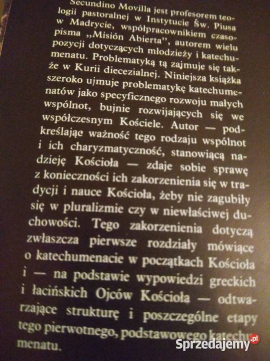 katuchematu do modlitwy książki religijne Warszawa