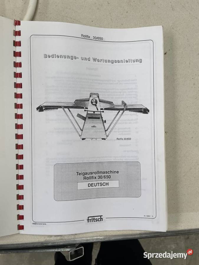 Wałkownica Walcarka Fritsch Rollfix 30650 Skierniewice sprzedam
