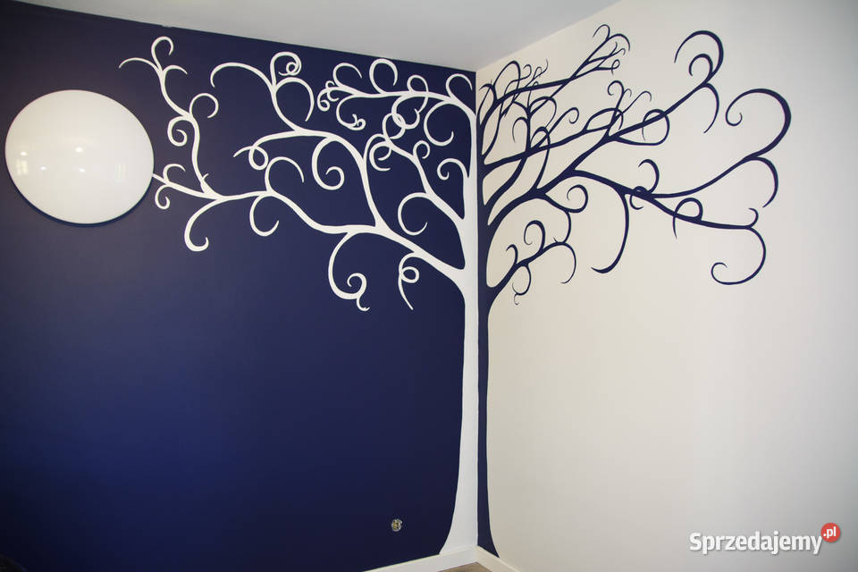 Mural malowany na ścianie graffiti reklama wielkopolskie Poznań