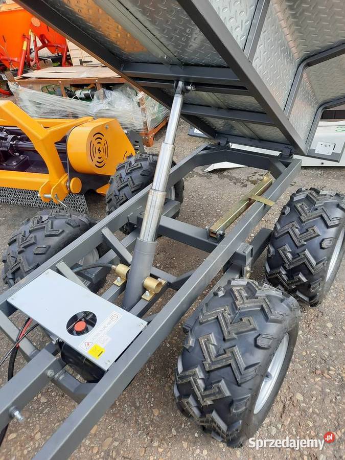Przyczepa do QUADA 1420 z zasilanym elektr Przyczepy rolnicze Tarnów