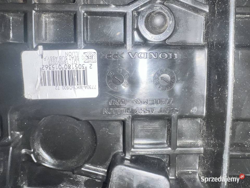 kanapa siedzenie pasażera Honda CB 650 R 2023r Ostrzeszów