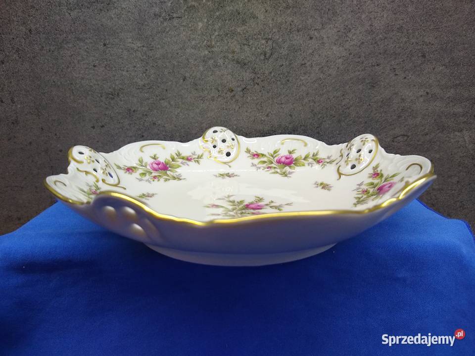 Patera Rosenthal Moliere Moosrose 20 Porcelana i szkło Kalisz