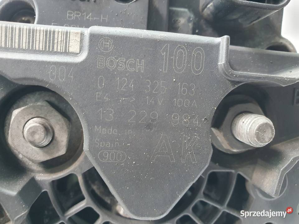 ALTERNATOR Opel Vectra C 18 100A Bosch lubelskie Chełm sprzedam