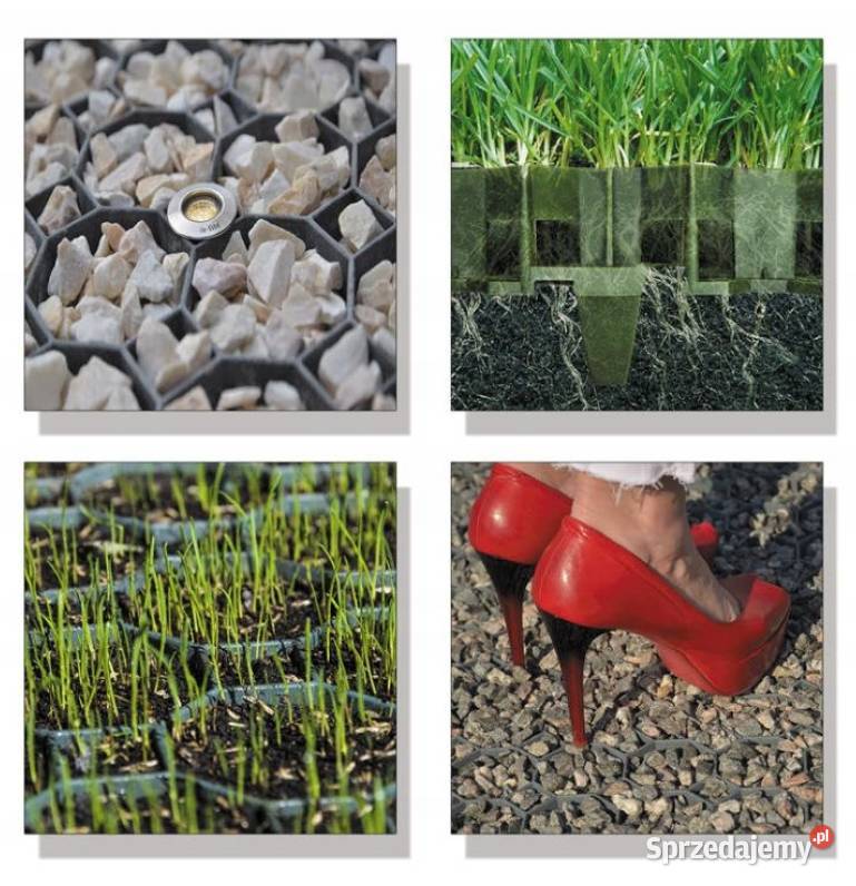 Geokrata Kratka Trawnikowa Parkingowa 50x50x5 Geokraty Ryki