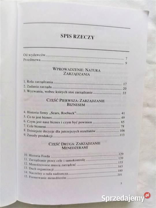 Peter Drucker Sztuka Zarządzania Katowice