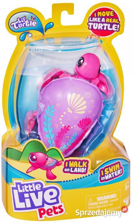 Little Live Pets Żółw Pływa Zabawka do Wody 5 lat+ małopolskie Mogilany sprzedam