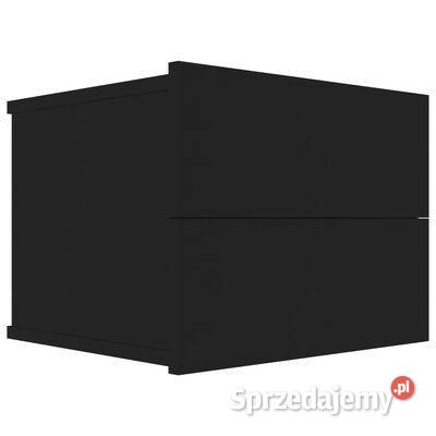 vidaXL Szafka nocna czarna 40x30x30 materiał Nocne Warszawa