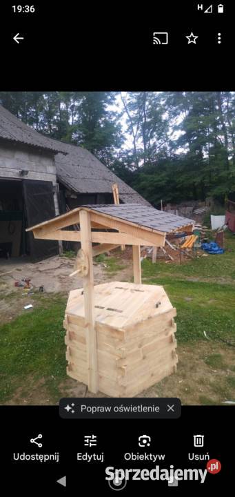 Oferuję wyroby z drewna huśtawki komplety sprzedam