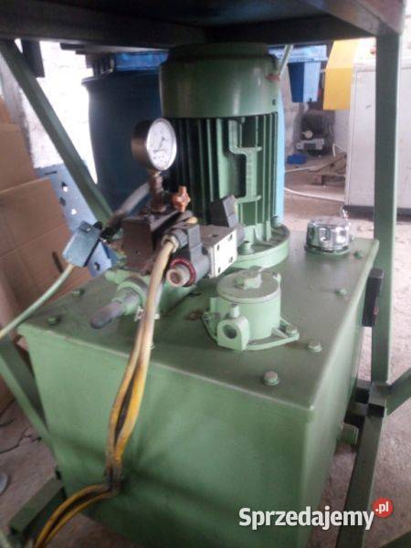 Prasa hydrauliczna 10t do gumy pap papieru stół Dębica