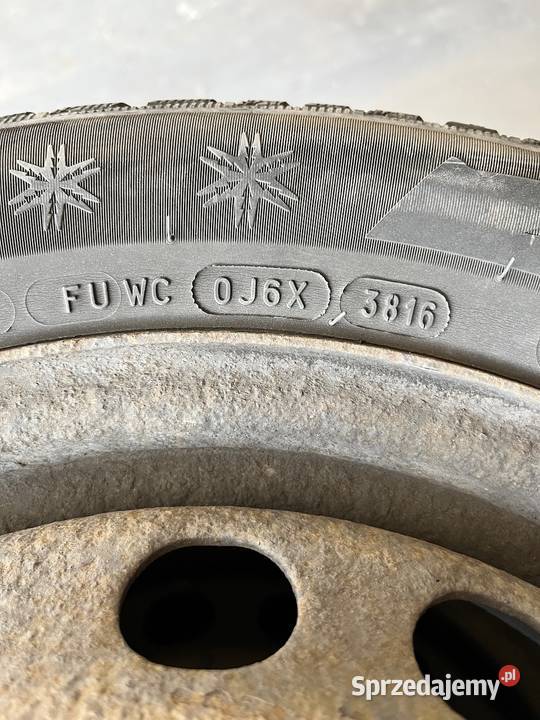 4 opony zimowe felgi stalowe Michelin Alpin 5